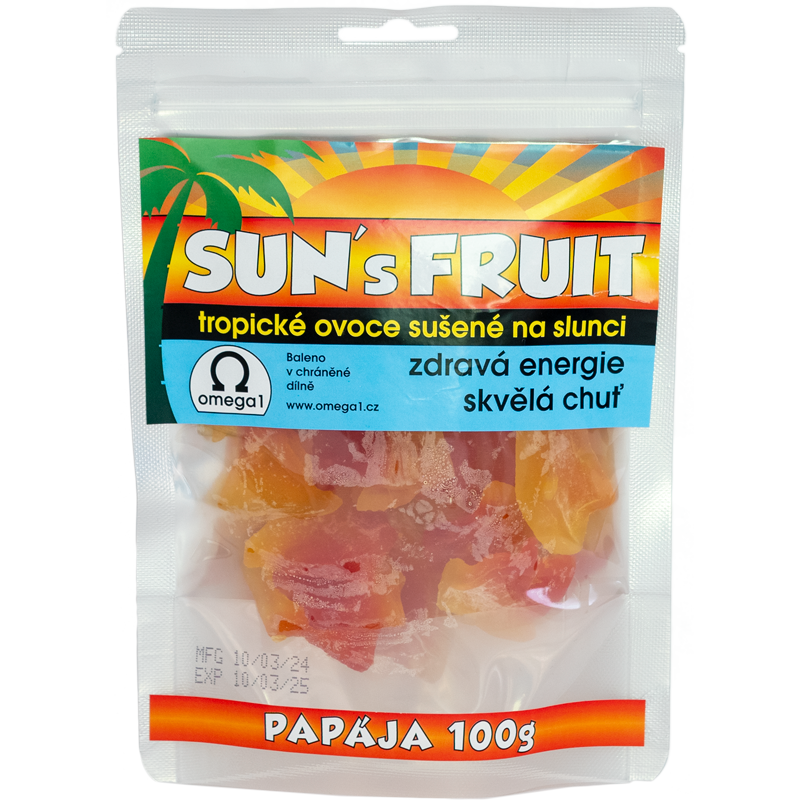 Měkce sušená papája